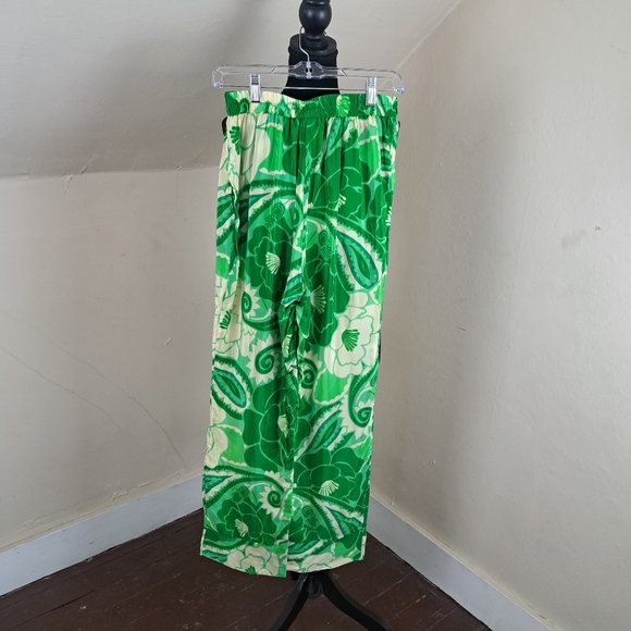 Farm Rio Tropical Groove Pants Green Size S - Picture 3 of 9